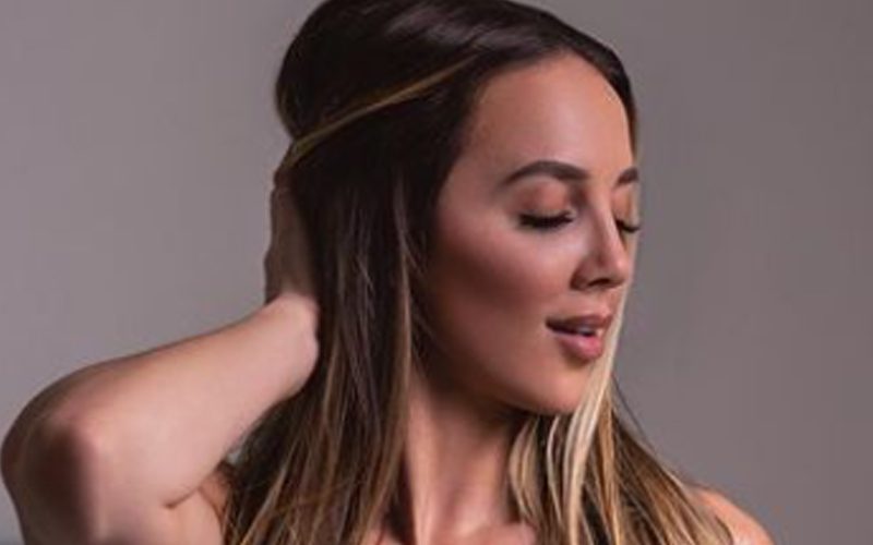 Chelsea Green Is ‘Lotioned From Head-To-Toe’ In Mind-Blowing Purple Bra & Panty Photo Drop