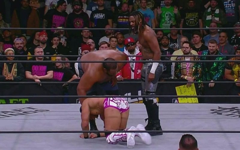 Keith Lee Walks Out On Swerve Strickland During AEW Full Gear