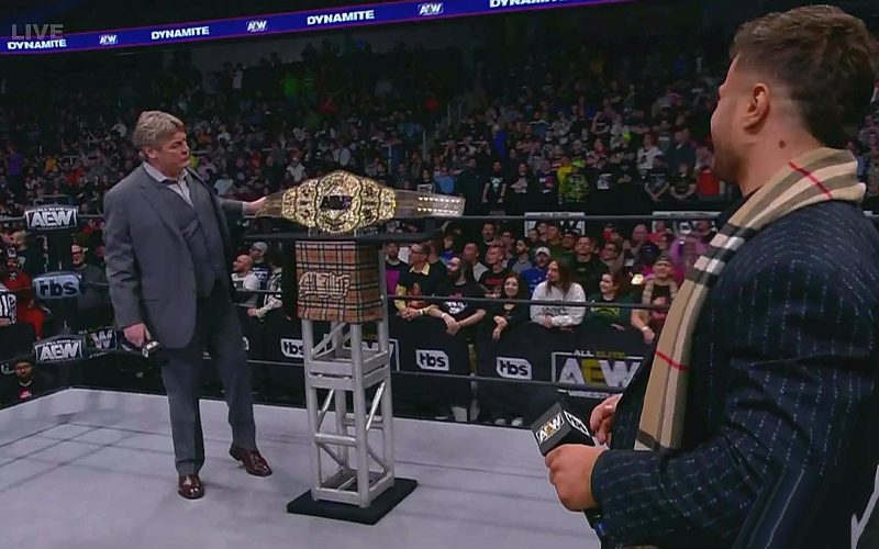 MJF Reveals New AEW World Title During Dynamite
