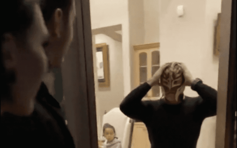Dominik & Rhea Ripley Invade Rey Mysterio's Home On Thanksgiving
