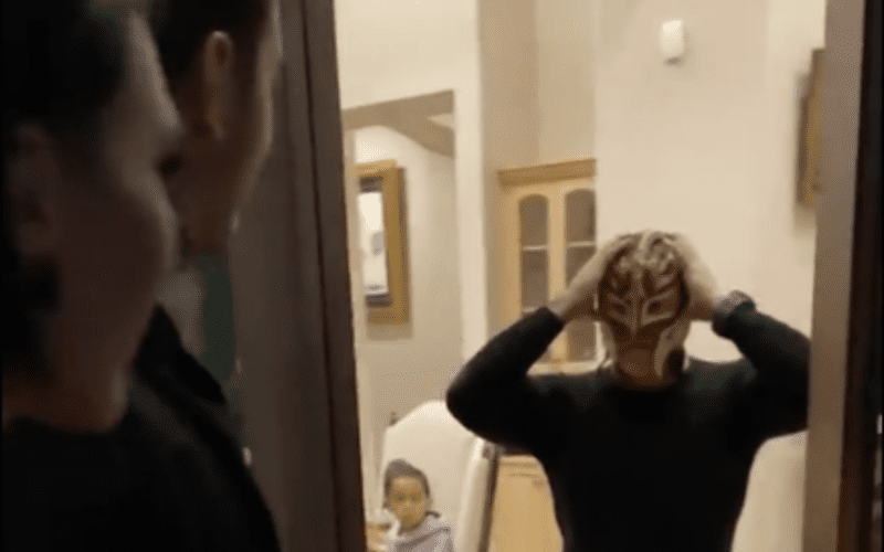 Dominik & Rhea Ripley Invade Rey Mysterio’s Home On Thanksgiving