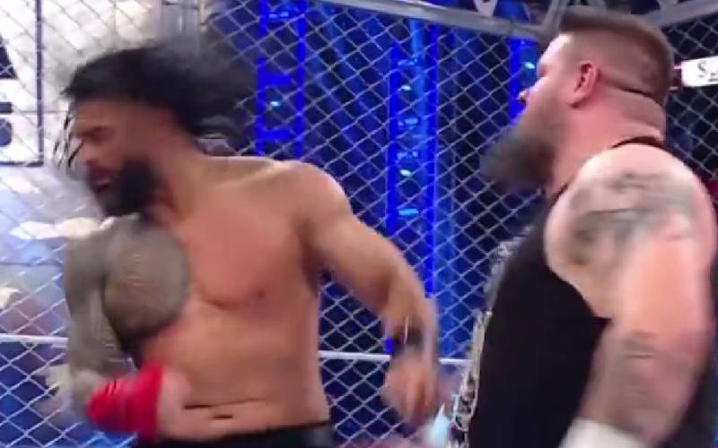 Video Footage Reveals Moment Roman Reigns Got Angry At Kevin Owens During Survivor Series WarGames