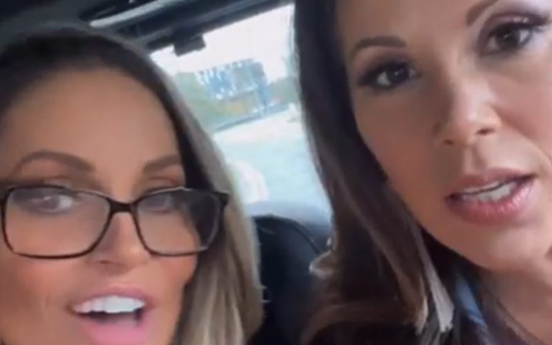 Trish Stratus Cuts Up With Mickie James In Reunion Video