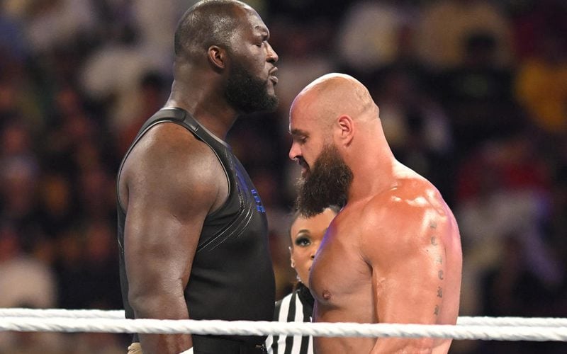 Braun Strowman & Omos Pleased WWE Officials With Their Crown Jewel Match