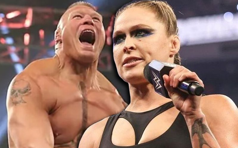 Vince McMahon Never Saw Ronda Rousey In A Brock Lesnar Role