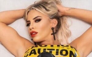 Dana Brooke Wraps Herself In Caution Tape To Celebrate 34th Birthday