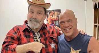 Kurt Angle Links Up With Mick Foley To Film WWE Show
