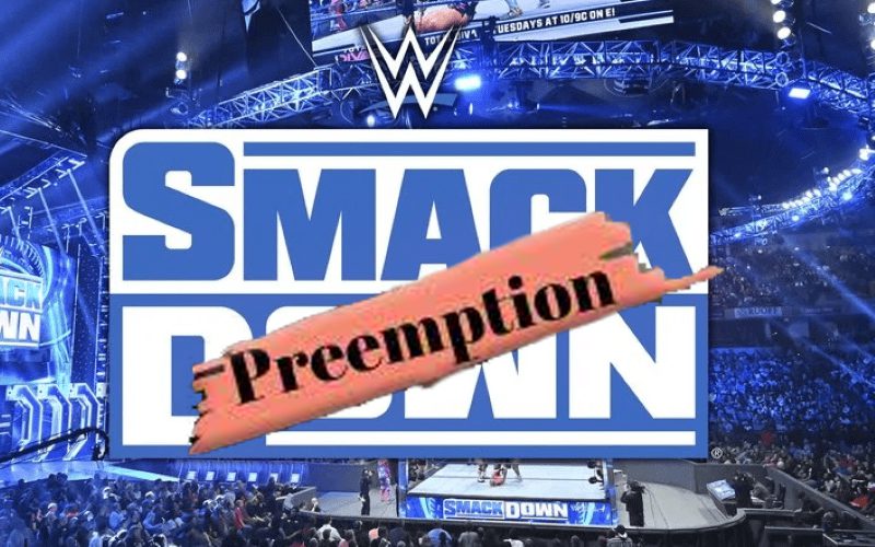 WWE SmackDown Faced Massive Issues With Preemption This Week