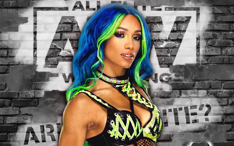 AEW Roster Under The Impression Sasha Banks Is Coming