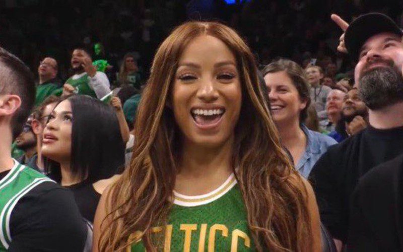 Sasha Banks Spotted At Boston Celtics NBA Game