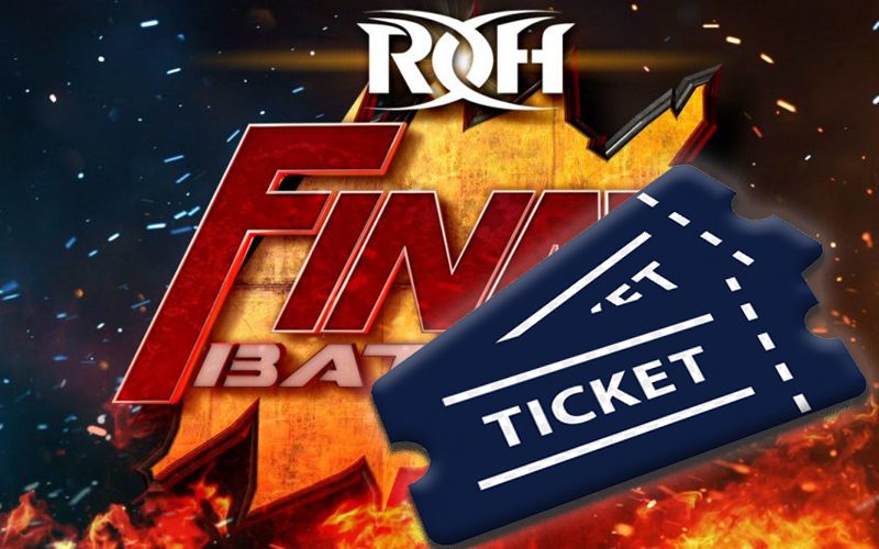 ROH Final Battle Not Likely To Sell Out