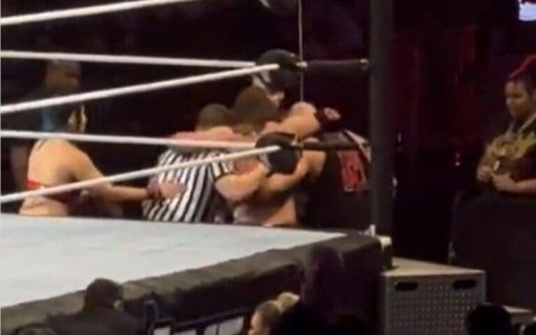 Match Stopped After AJ Styles' Injury At WWE Live Event
