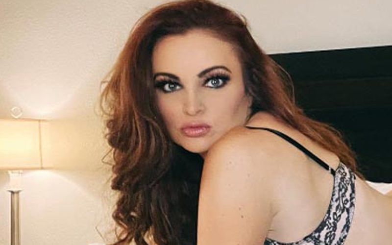 Maria Kanellis Strikes A Pose On All Fours In Sultry Lingerie Bedroom Photo Drop