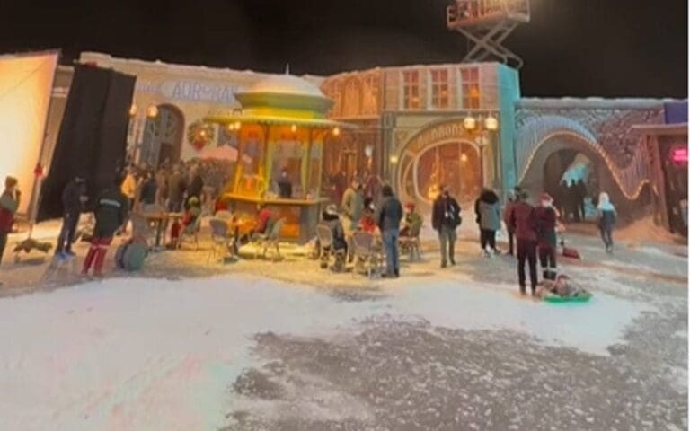 The Rock Reveals Behind-The-Scenes Footage Of New Christmas Movie