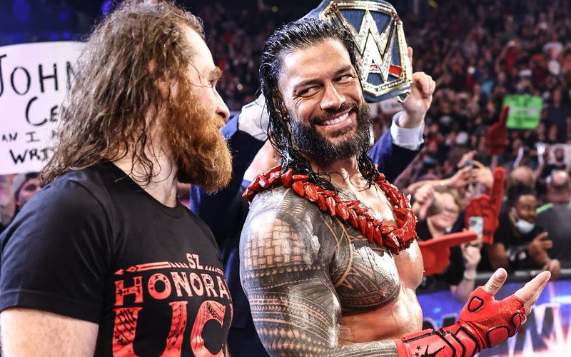 Sami Zayn Borrows Roman Reigns’ Signature Move During WWE Live Event