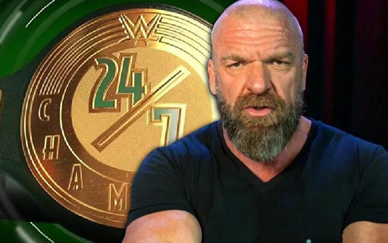 Triple H’s WWE Creative Regime Never Brought Up 24/7 Title