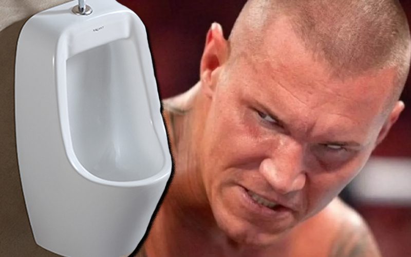 Randy Orton Once Ripped A Bathroom Urinal Off The Wall