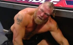 Brock Lesnar Eliminated In Shocking Fashion At WWE Royal Rumble Brock Lesnar Eliminated In Shocking Fashion At WWE Royal Rumble
