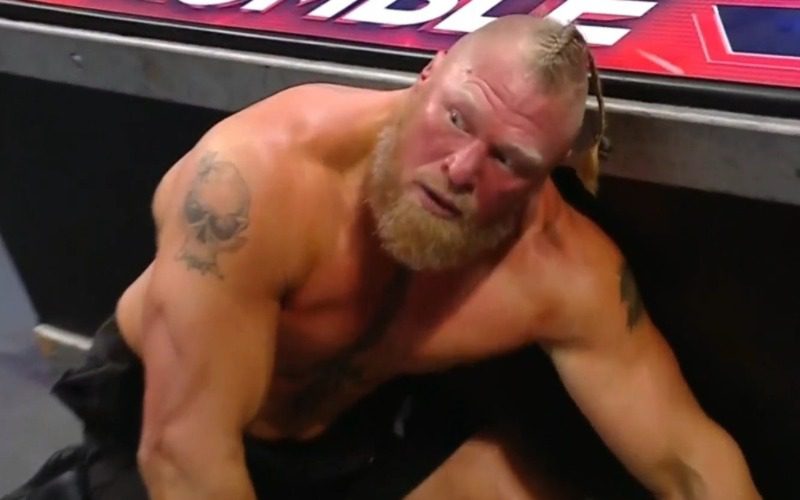 Brock Lesnar Eliminated In Shocking Fashion At WWE Royal Rumble