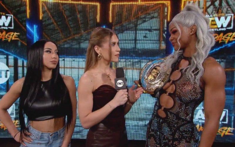 Red Velvet Booted From The Baddies During AEW Rampage