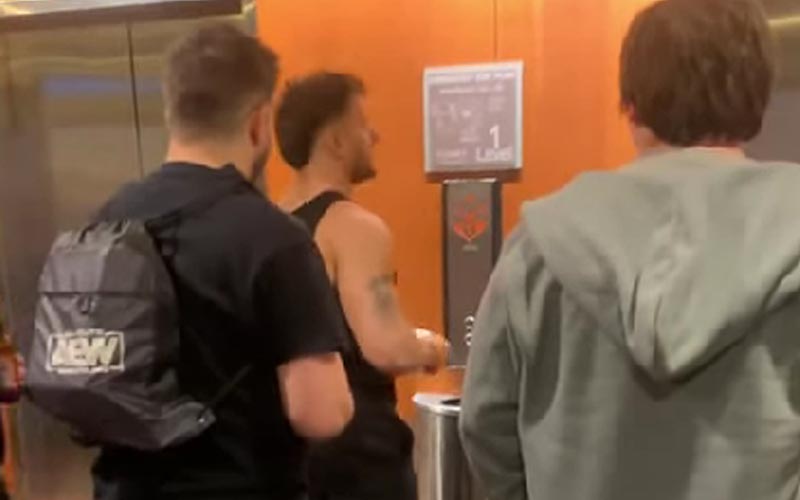 MJF Caught On Video Threatening Fans For Trying To Get On Elevator With Him In Lexington Hotel
