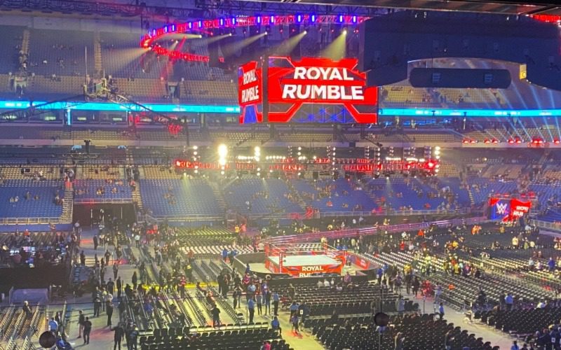 First Look At WWE Royal Rumble Setup Revealed