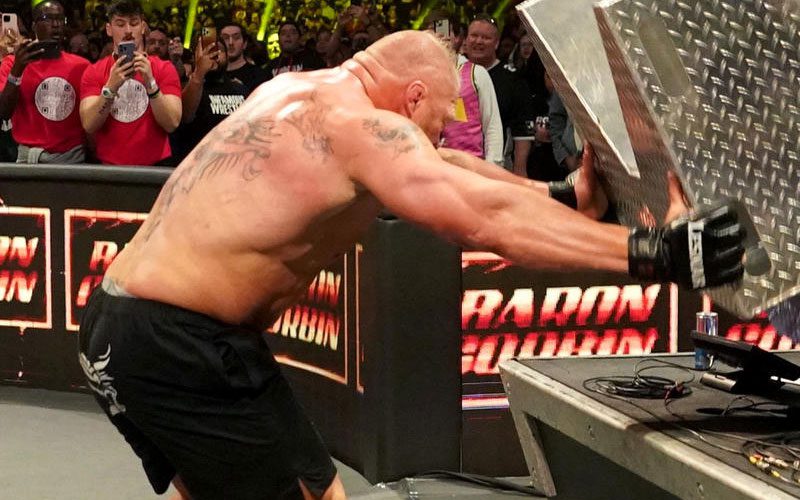 Brock Lesnar Has Heat Over Unplanned WWE Royal Rumble Spot
