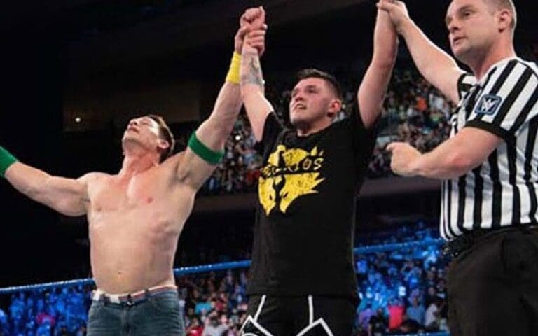 John Cena Helped Guide Dominik Mysterio Through His First Match With Live Crowd