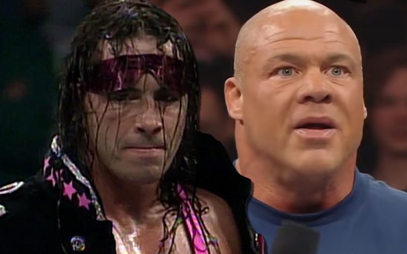 Bret Hart Turned Down Match With Kurt Angle Fearing That He Would Embarass Himself