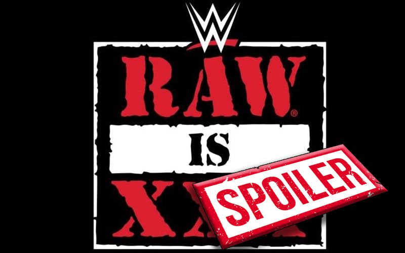 Spoilers On Special Segment Planned For WWE RAW 30th Anniversary Show