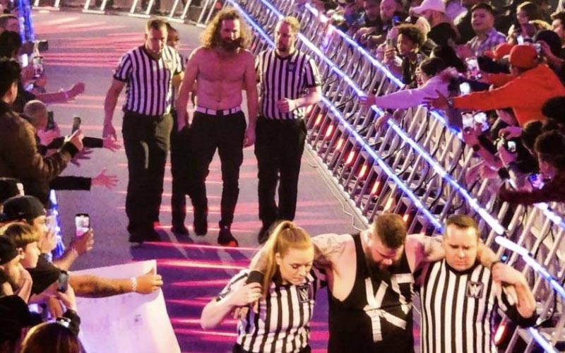 WWE Official Drops Photo Of Kevin Owens & Sami Zayn Royal Rumble Aftermath