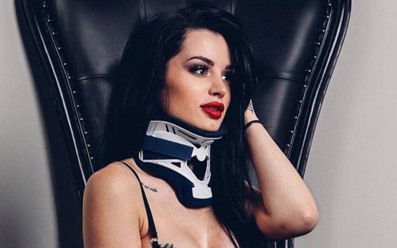 Saraya Turns Up The Heat In Throwback Black Lingerie Photo Drop