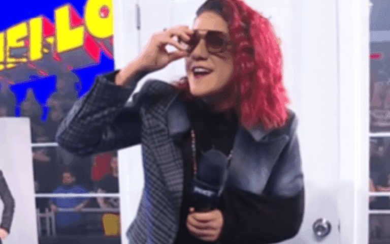 Bayley Shows Up In Sling During WWE NXT