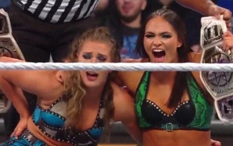 Kiana James & Fallon Henley Win NXT Women's Tag Team Titles During Vengeance Day