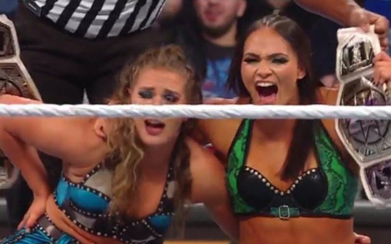 Kiana James & Fallon Henley Win NXT Women’s Tag Team Titles During Vengeance Day