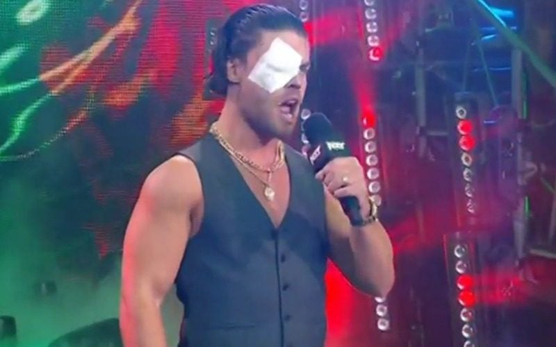 JD McDonagh Shows Up With An Eyepatch During WWE NXT