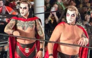 Chris Jericho Copies Danhausen's Makeup While Teaming With Him