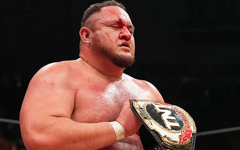 Samoa Joe Shows Off Gruesome Wound After TNT Title Win On AEW Dynamite