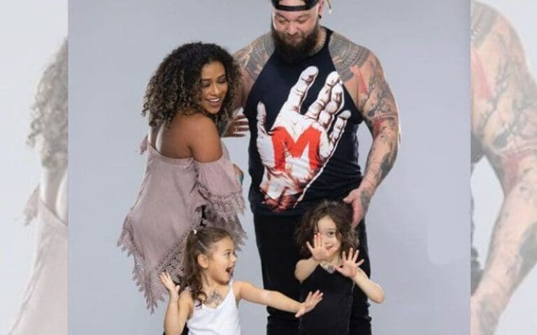Bray Wyatt & JoJo Offerman's Kids Rock Tattoos Like Their Dad In Priceless Photo Shoot