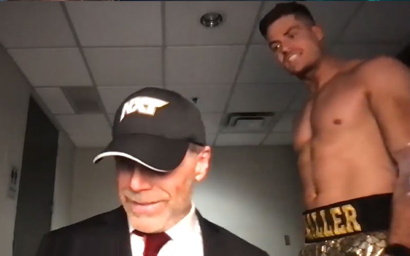 WWE Releases Video Footage Of Grayson Waller Confronting Shawn Michaels During NXT Vengeance Day Media Call