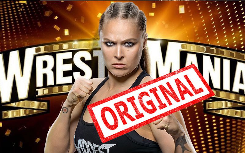 WWE’s Original Plan For Ronda Rousey At WrestleMania 39