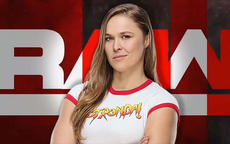 Ronda Rousey Advertised For Next Week’s WWE RAW
