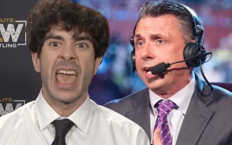 Michael Cole Dropped Shade On Tony Khan During WWE Elimination Chamber