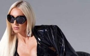 Charlotte Flair Stretches Out In Revealing Leather Outfit