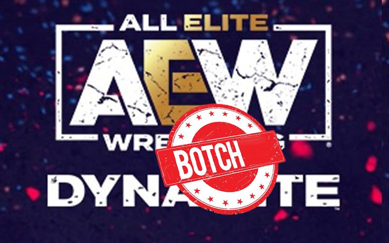 AEW Dynamite Experiences Production Issues With Screen Blacking Out During 12/20 Episode