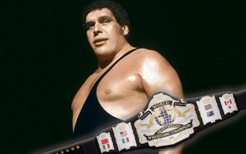 WWE Selling Andre The GiantInspired WWE World Championship Replica Title