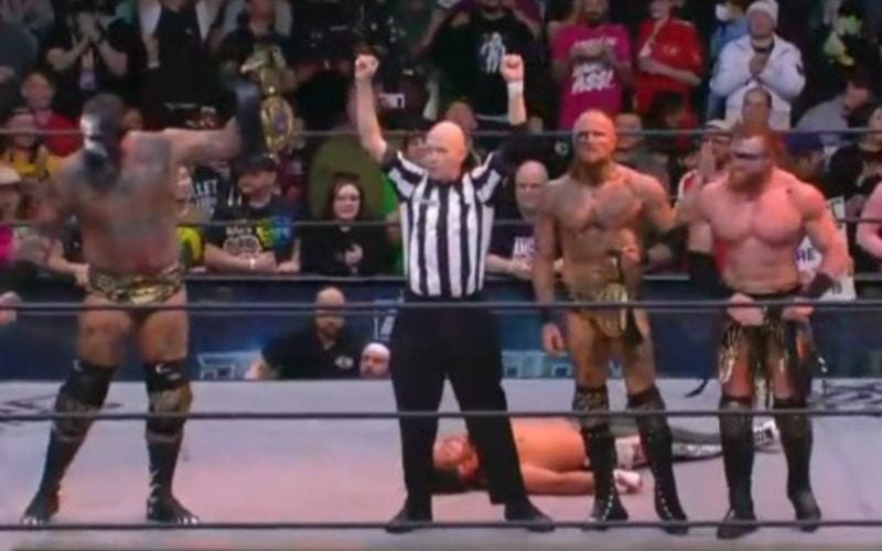House Of Black Wins Trios Tag Titles During AEW Revolution