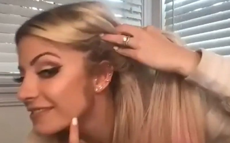 Alexa Bliss Shows Off Stitches After Skin Cancer Procedure