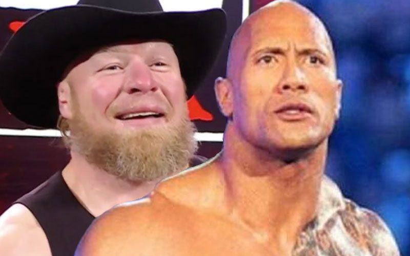 WWE Planned The Rock vs Brock Lesnar At WrestleMania