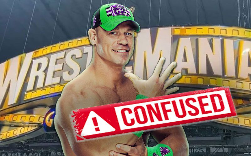 Confusion Cleared Up About John Cena’s WrestleMania Match